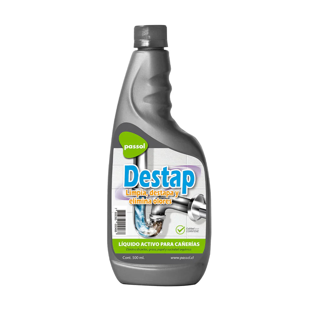 DESTAP LIQUIDO P/CAÑERIA 500 ML PASSOL