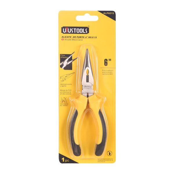ALICATE DE PUNTA 6" UYUS ALP6D15